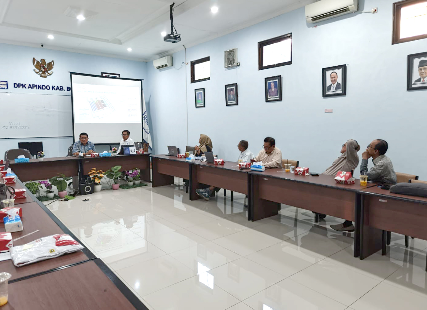 Rapat Koordinasi dengan Tim Pelaksana acara APINDO Expo dan Job Fair